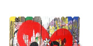 To street art του Mr. Brainwash στην γκαλερί Kapopoulos Fine Arts στη Μύκονο