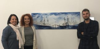 Ο Λόρεν Μπες στην γκαλερί Artbox στην Ζυρίχη