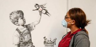 Νέο έργο του Banksy στο Γενικό Νοσοκομείο του Σάουθαμπτον