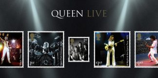 Το θρυλικό ροκ συγκρότημα Queen γίνεται γραμματόσημο