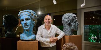 Solo exhibition of the art of George Petrides at the embassy of Greece, Washington DC