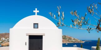Το εικαστικό αριστούργημα στο εκκλησάκι του Αγίου Δημητρίου στη Μύκονο